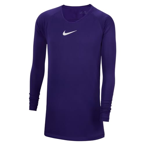 Nike Unisex-Kinder Y Nk Df Park 1stlyr JSY Ls Sneaker, Court Purple White, L EU Nike Unisex-Kinder Y Nk Df Park 1stlyr JSY Ls Sneaker, Court Purple White, L EU von Nike