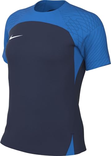 Nike, Women'S Short-Sleeve Soccer Jersey (Stock), Fußball-T-Shirt, Mitternacht Marine/Foto Blau/Weiß, Xs, Donna von Nike