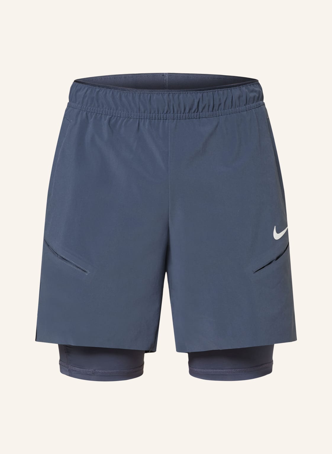 Nike 2-In-1-Tennisshort Court Slam blau von Nike