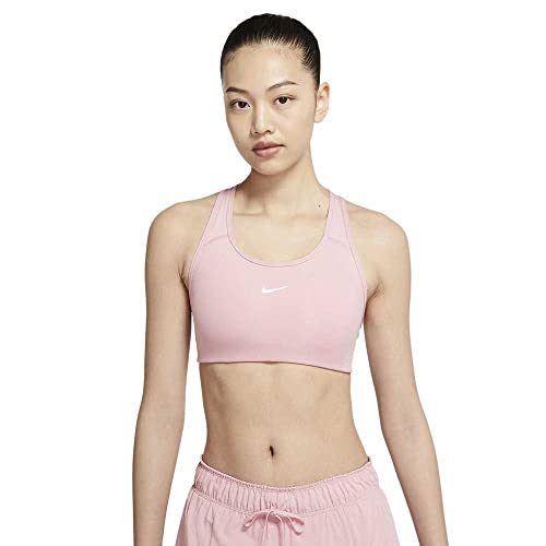 Nike BV3636 W NK DF SWSH 1PP BRA Sports bra women's pink glaze/white L von Nike