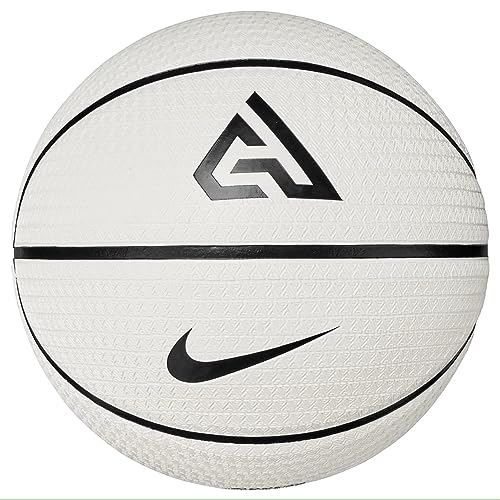 Nike Unisex – Erwachsene Playground 8P 2.0 G Antetokounmpo deflated Basketball, Pale Ivory/Black/Black/Black, 7 von Nike