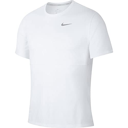 Nike CJ5332 M NK DF Run TOP SS T-Shirt Mens White/White/Reflective silv XL Nike CJ5332 M NK DF Run TOP SS T-Shirt Mens White/White/Reflective silv XL von Nike