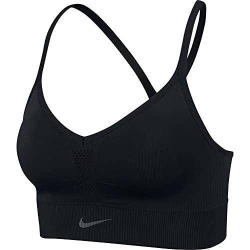 Nike CJ5875 W NK DF INDY Seamless Bra Sports Bra Women's Black/dk Smoke Grey XS von Nike