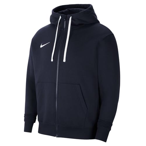 Nike Herren M Nk Flc Park20 Fz Hoodie Und Reißverschluss -Sweatshirt, Obsidian/White/White, XL EU von Nike