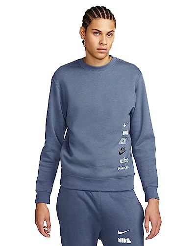 Nike Club Fleece+ Golf-Rundhalsshirt mit Angerauter Inn Sweatshirt Diffused Blue XL Nike Club Fleece+ Golf-Rundhalsshirt mit Angerauter Inn Sweatshirt Diffused Blue XL von Nike