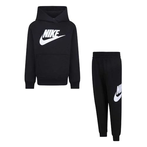 Nike Club Fleece Trainingsanzug für Kinder, Schwarz, Code 86L135-023, schwarz/weiß, 3 Jahre von Nike