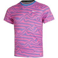 Nike Court Dri-Fit Advantage Print T-Shirt Herren in pink von Nike