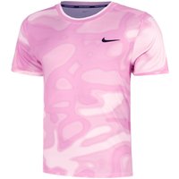 Nike Court Dri-fit Advantage Print T-shirt Herren Rosa - Xl von Nike