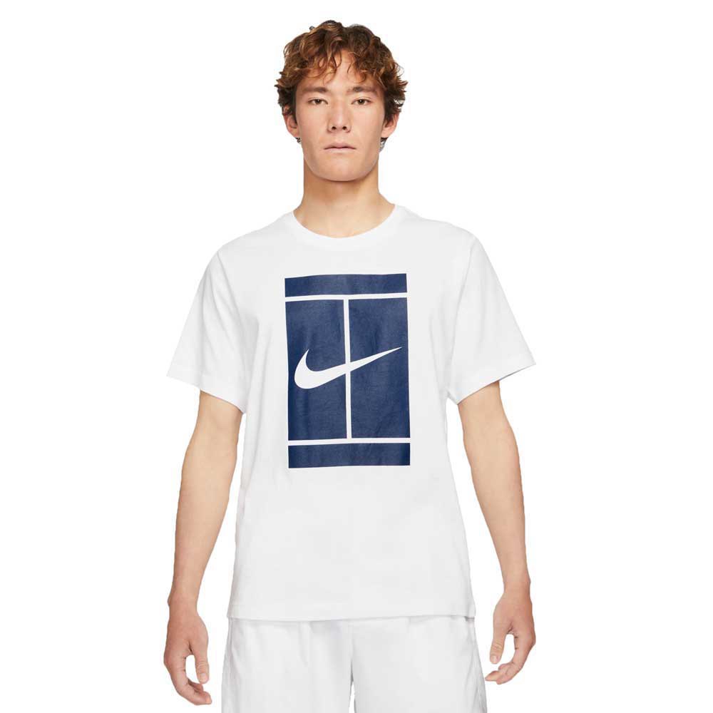 Nike Court Seasonal Short Sleeve T-shirt Weiß XS Mann von Nike