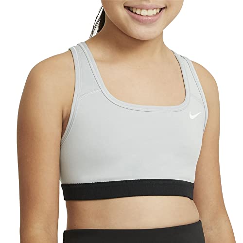 Nike DA1030 G NK SWOOSH BRA Sports bra girls carbon heather/white XS von Nike