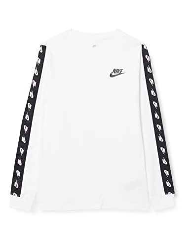 Nike DJ6703 U NSW LS Tee Tape Sweatshirt Boys White M Nike DJ6703 U NSW LS Tee Tape Sweatshirt Boys White M von Nike