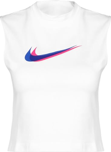 Nike DM4602 W NSW Tank Mock PRNT Vest Women's White M Nike DM4602 W NSW Tank Mock PRNT Vest Women's White M von Nike