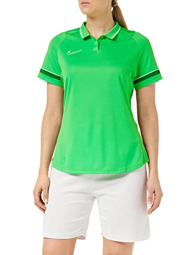 Nike Damen Academy 21 Women Polohemd, Light Green Spark/White/Pine Green/White, L EU von Nike