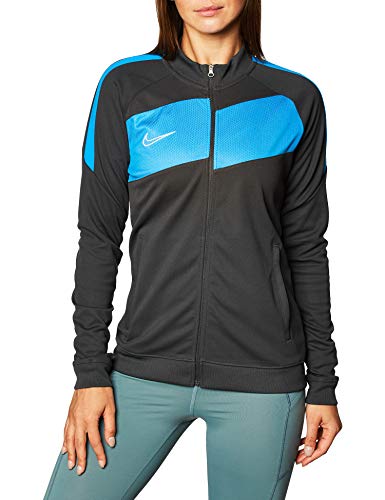 Nike Damen Academy Pro Zip Hoodie, Antracita/Foto Azul/Blanco, XL von Nike