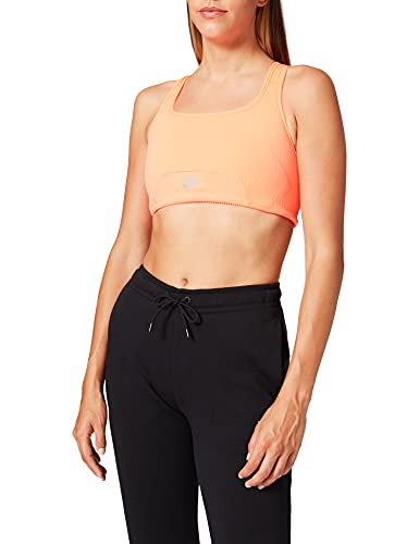 Nike Damen Air Swoosh Sport BH, Bright Mango/Reflective Silver, L Nike Damen Air Swoosh Sport BH, Bright Mango/Reflective Silver, L von Nike