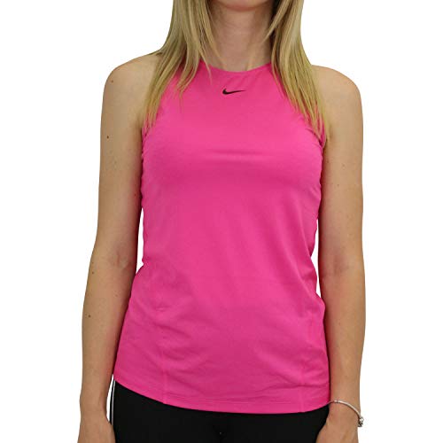 Nike Damen All Over Mesh Tanktop, Laser Fuchsia/Black, L von Nike