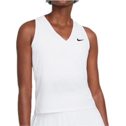 Nike Damen Ct Df Vctry T-Shirt, White/Black, S Nike Damen Ct Df Vctry T-Shirt, White/Black, S von Nike