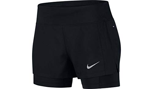 Nike Damen Eclipse 2-in-1 Shorts, Black, XS von Nike