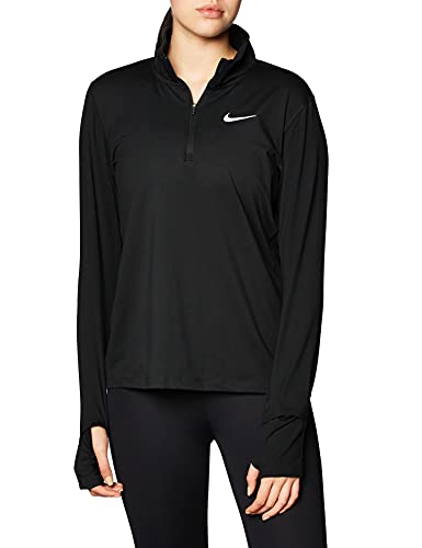 Nike Damen Element Hz Sweatshirt, Black/Reflective Silv, M von Nike