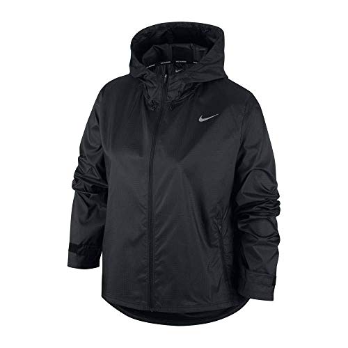 Nike Damen Essential Jacke, Black/Reflective Silver, S Nike Damen Essential Jacke, Black/Reflective Silver, S von Nike
