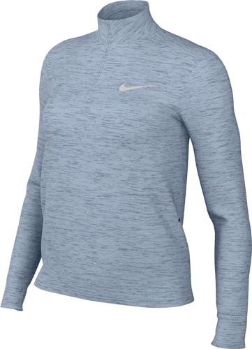 Nike Damen Long Sleeve Top W Nk Swift Elmnt Df Uv Hz Top, Lt Armory Blue/Reflective Silv, FB4316-440, L von Nike