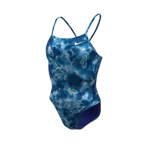 Nike Damen NESSF016-400_30 Zweiteiliger Badeanzug, blau, 40 Nike Damen NESSF016-400_30 Zweiteiliger Badeanzug, blau, 40 von Nike