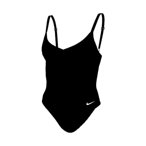 Nike Damen NESSF232-001_S Zweiteiliger Badeanzug, Schwarz, S Nike Damen NESSF232-001_S Zweiteiliger Badeanzug, Schwarz, S von Nike