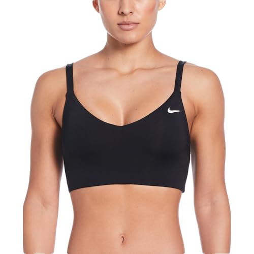 Nike Damen NESSF241-001_XL Zweiteiliger Badeanzug, Schwarz Nike Damen NESSF241-001_XL Zweiteiliger Badeanzug, Schwarz von Nike