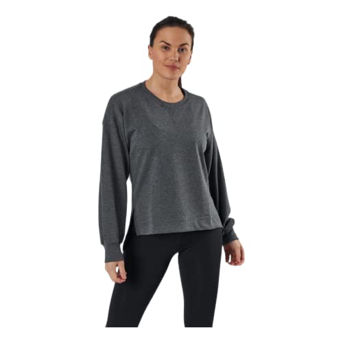 Nike Damen Ny Core Frnch Trry FLC Sweatshirt, Black/Htr/Dk Smoke Grey, XS von Nike