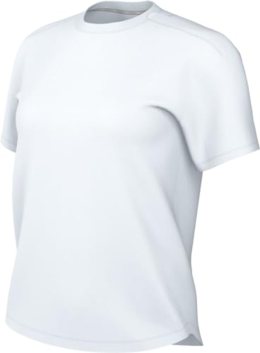 Nike Damen One Relaxed Df Ss T-Shirt, White/Black, XL von Nike