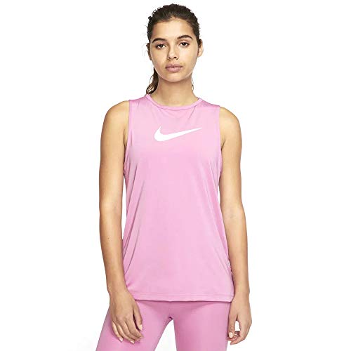 Nike Damen Pro Essential Swoosh Tanktop, Magic Flamingo/Barely Rose, XL Nike Damen Pro Essential Swoosh Tanktop, Magic Flamingo/Barely Rose, XL von Nike