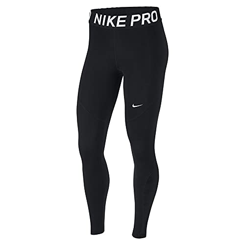 Nike Damen Pro Tights, Black/White, L von Nike