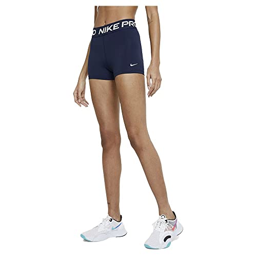 Nike Damen Pro Upper Thigh Length Tight, Obsidian/White, XL EU von Nike