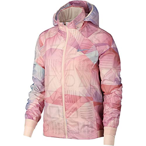 Nike Damen Shield Jacke Kapuzenjacke, Guava Ice/Guava Ice, L von Nike