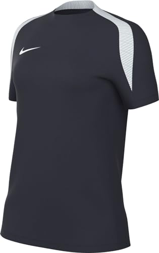 Nike Damen Short Sleeve Top W Nk Df Strk24 Ss Top K, Obsidian/White/Obsidian/White, FD7490-458, XS von Nike
