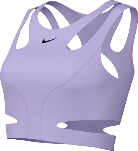 Nike Damen Sport-BH Futuremove Dri-Fit Bra 24, Lilac Bloom/Clear, FQ2640-512, S von Nike