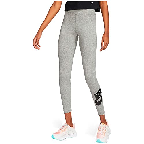 Nike Damen Sportswear Leg-A-See Futura Leggings, Dark Grey Heather/Black, XS Nike Damen Sportswear Leg-A-See Futura Leggings, Dark Grey Heather/Black, XS von Nike