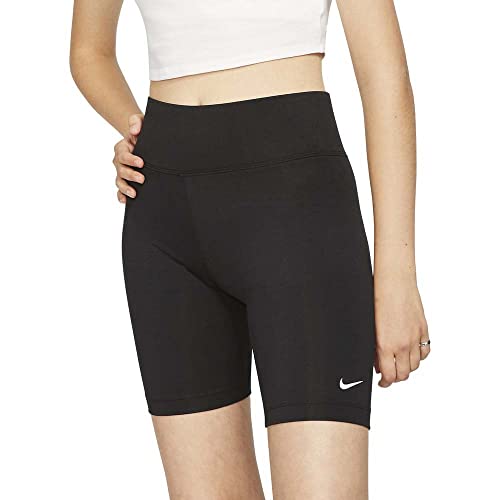 Nike Damen Sportwear Leg-A-See Bike Shorts, Black/Black/White, XL Nike Damen Sportwear Leg-A-See Bike Shorts, Black/Black/White, XL von Nike