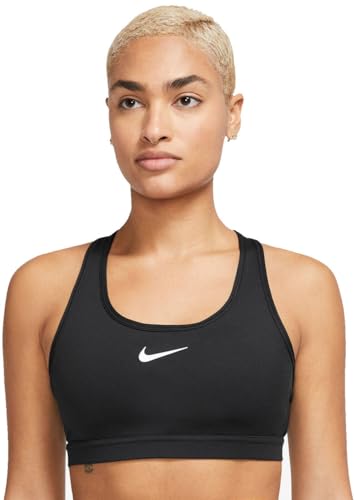 Nike Damen Swoosh SPT T-Shirt, Schwarz/Weiß, XL von Nike