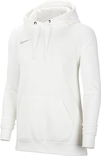 Nike Damen Team Club 20 Hoodie Women sweatshirt, White/Wolf Grey, M EU von Nike