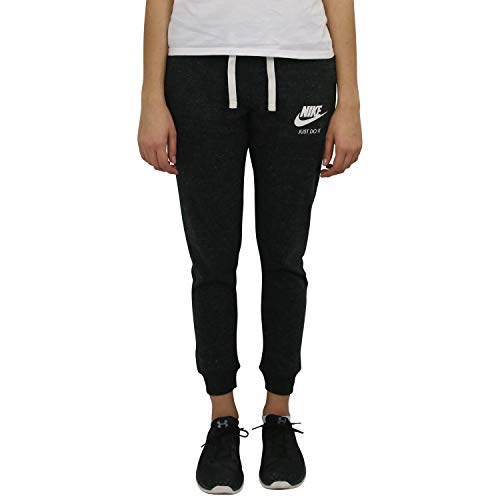 Nike Damen Trainingshose Gym, Schwarz (Black/Sail) , XS von Nike