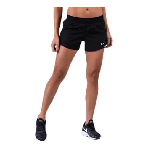 Nike Damen W NK 10K Shorts, Schwarz (Black/Wolf Grey), L von Nike