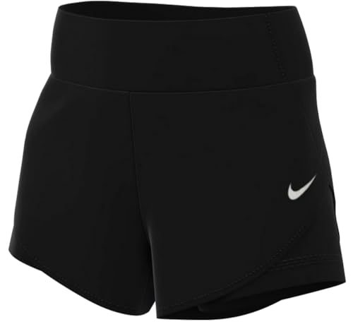 Nike Damen W NKCT FLEX Shorts, Schwarz (Black/White), Gr. XS von Nike