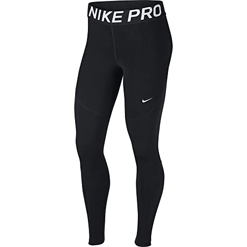 Nike Damen Pro Tights, Black/White, M von Nike