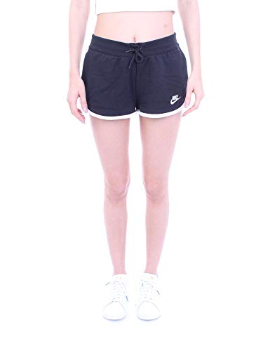 Nike Damen W NSW Hrtg Short FLC Kurze Hose, Black-White-White, L Nike Damen W NSW Hrtg Short FLC Kurze Hose, Black-White-White, L von Nike