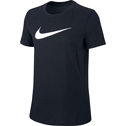 Nike Damen W Nk Dry Tee Dfc Crew T Shirt, Black/Black/Heather/White, S EU von Nike