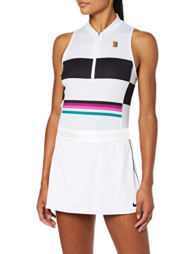 Nike Damen Dri-Fit Skirt, White/Black/Black/Black, L Nike Damen Dri-Fit Skirt, White/Black/Black/Black, L von Nike