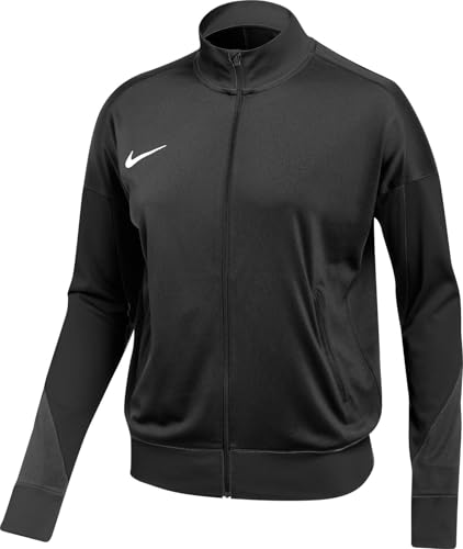 Nike Damen Waist Length Jkt W Nk Df Strk24 Trk Jkt K, Black/Black/Black/White, FD7583-010, 2XL von Nike