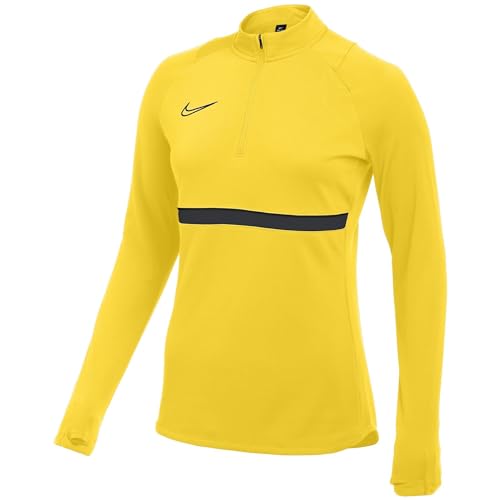 Nike Damen Women's Academy 21 Drill Top, Tour Yellow/Black/Anthracite/Black, CV2653-719, S Nike Damen Women's Academy 21 Drill Top, Tour Yellow/Black/Anthracite/Black, CV2653-719, S von Nike