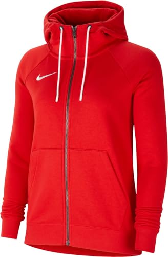 Nike Damen W Nk FLC Park20 Fz Hoodie Kapuzenjacke, University Red/White/White, S EU Nike Damen W Nk FLC Park20 Fz Hoodie Kapuzenjacke, University Red/White/White, S EU von Nike